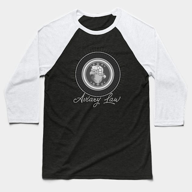 AviaryLaw Seal Baseball T-Shirt by AviaryLaw